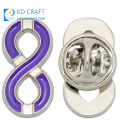 Wholesale china cheap custom metal brass hard enamel nickel coating musical souvenir lapel pin